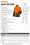 STIHL jacket size guide with measuring instructions and international sizing chart.