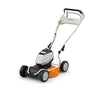 STIHL RMA 2 RV Cordless Mulching Lawnmower designed for efficient mulching of medium lawns by a tree surgeon.