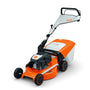 STIHL RM 253 T self-propelled petrol lawn mower designed for easy garden maintenance and efficiency.
