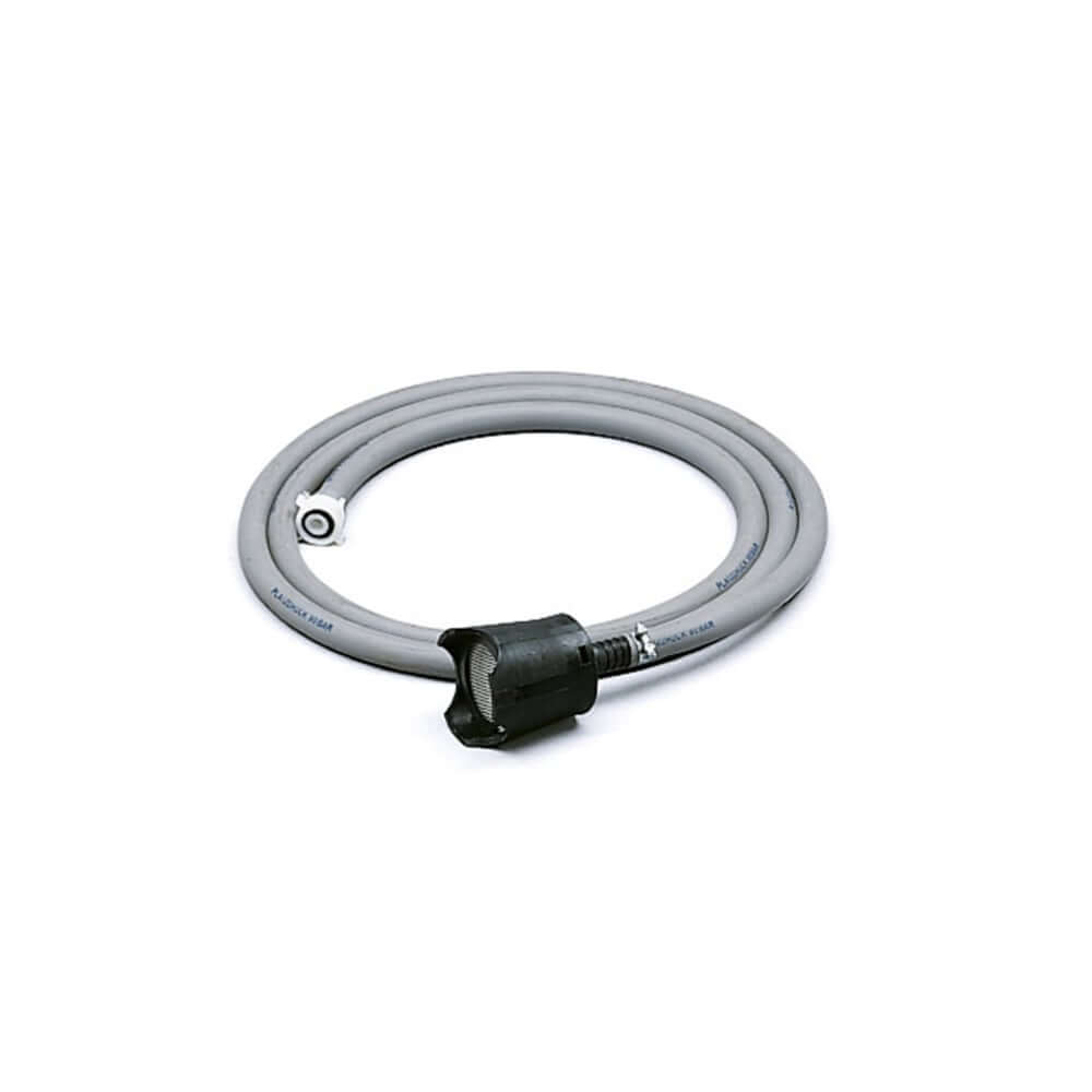 A gray suction hose for a Stihl RE 100 pressure washer, 3 meters in length, with connectors at both ends.
