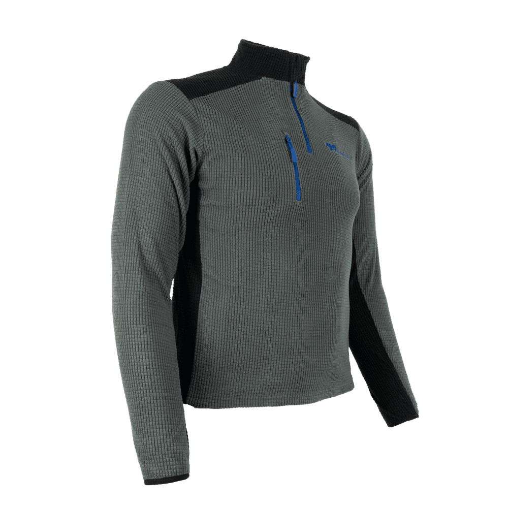 Ambassador Arctic Long Sleeve Fleece, perfect for tree surgeons, featuring high collar, thumb holes, and breathable mesh.