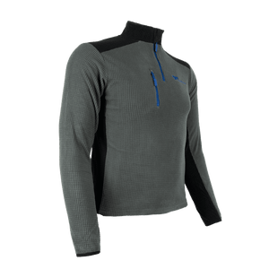 Ambassador Arctic Long Sleeve Fleece, perfect for tree surgeons, featuring high collar, thumb holes, and breathable mesh.