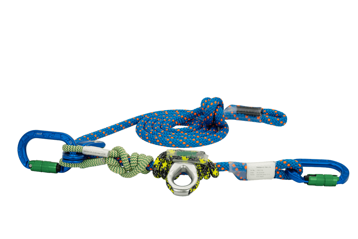 HipSTAR Glide arborist lanyard featuring a multifunctional design, safety certification, and vibrant rope for tree surgeons.