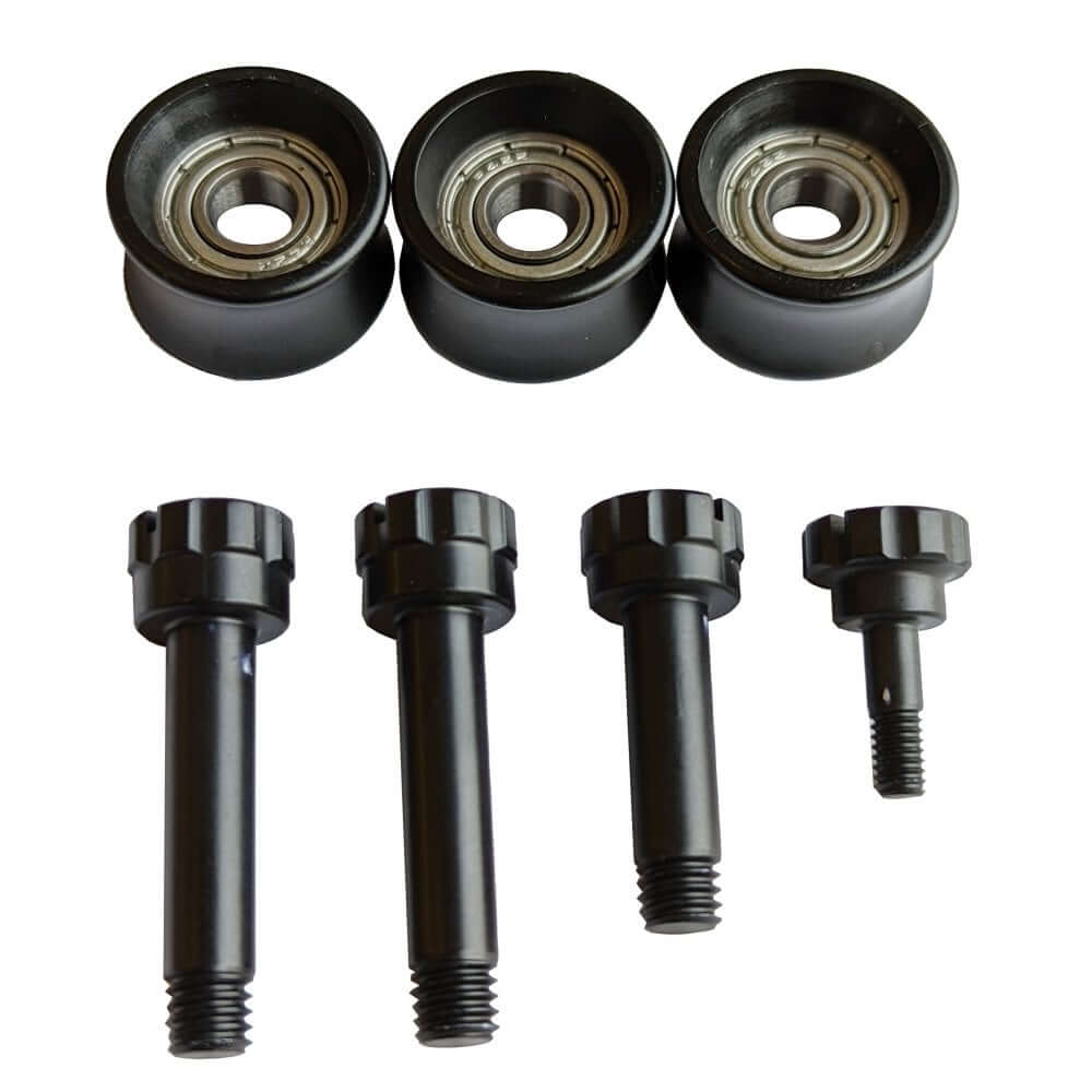 K1 Keeper replacement parts kit including rolls with ball bearings and thumbscrews for tree surgeon's equipment.