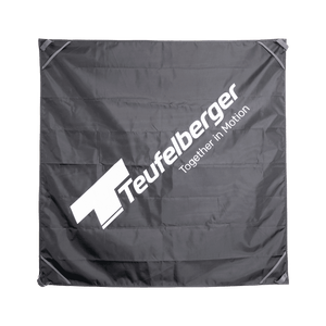 Teufelberger Rope Tarp 125 x 125, durable and lightweight tarp for protecting climbing ropes, essential for tree surgeons.