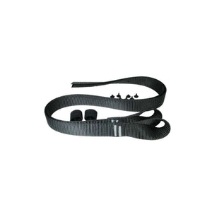 Treemotion Hip to Leg Connection Kit with webbing straps and plastic rivets for tree surgeons. High-quality nylon construction.