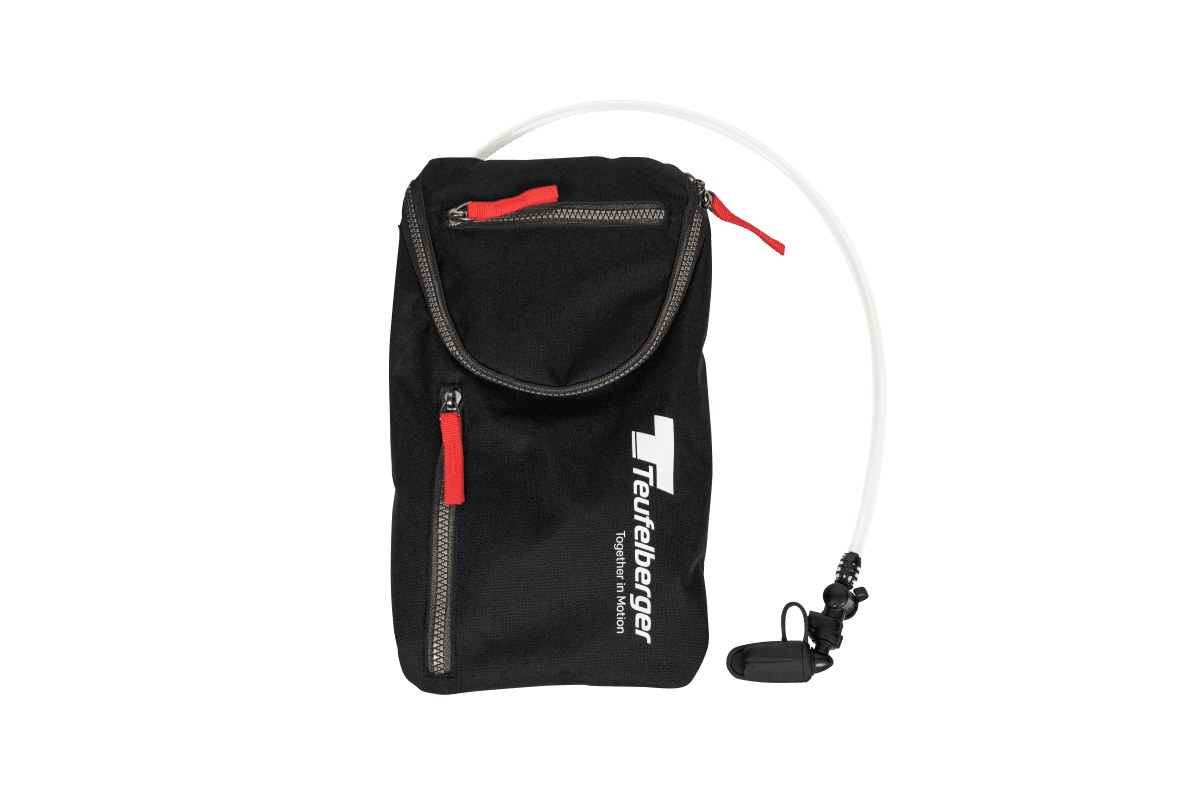 Teufelberger upMOTION Hydro Pack for tree surgeons, featuring hydration system and easy attachment.