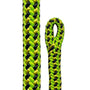Teufelberger Dragonfly 11.1mm climbing rope with bright green, yellow, and black braided design for tree surgeons.