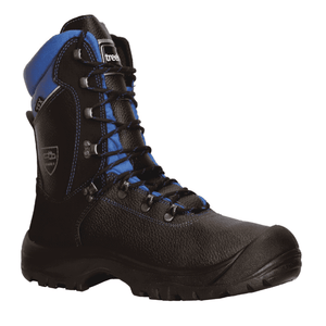 Extreme waterproof chainsaw boots for tree surgeons, offering Class 2 protection and superior comfort.
