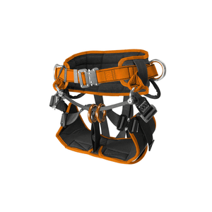 Tree Climbing Seated Harness designed for arborists and climbers, featuring safety and comfort with durable construction.