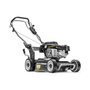 Weibang Black lawn mower on a white background