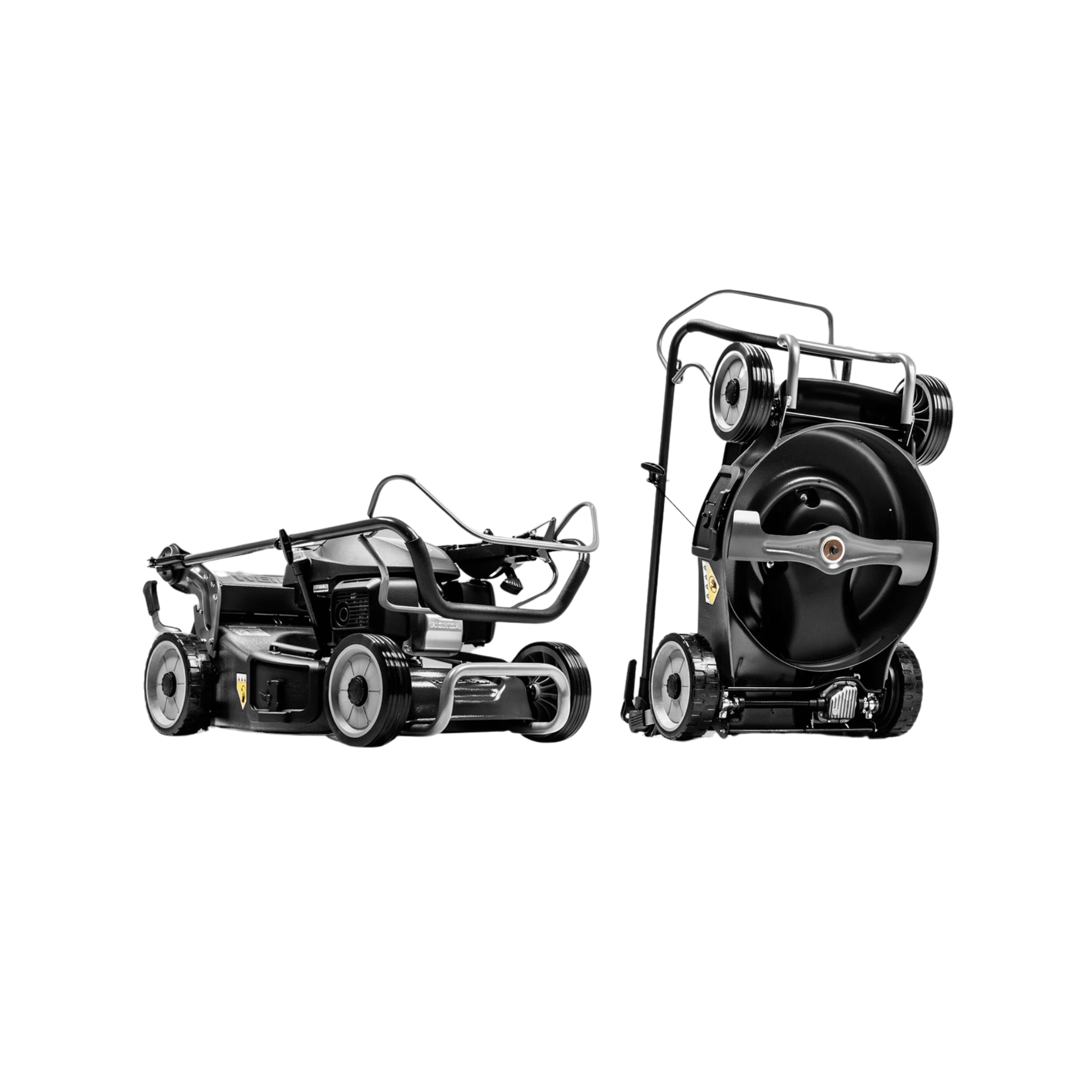 WEIBANG Virtue 46 SVP variable speed petrol lawn mower, showcasing its compact and sleek design.