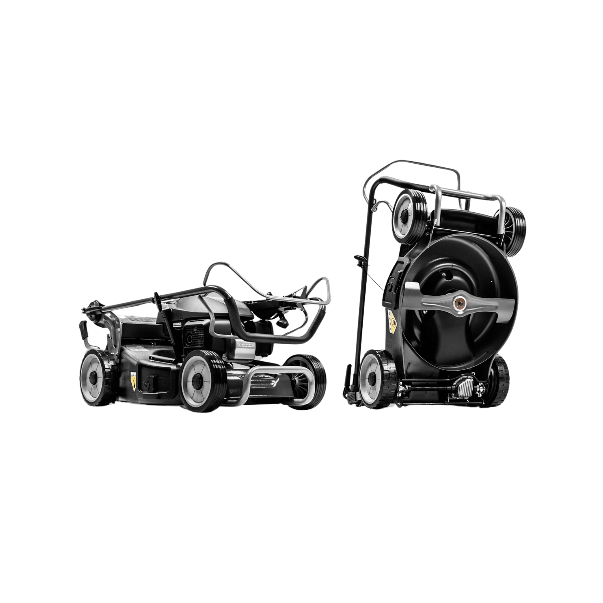 WEIBANG Virtue 46 SVP variable speed petrol lawn mower, showcasing its compact and sleek design.