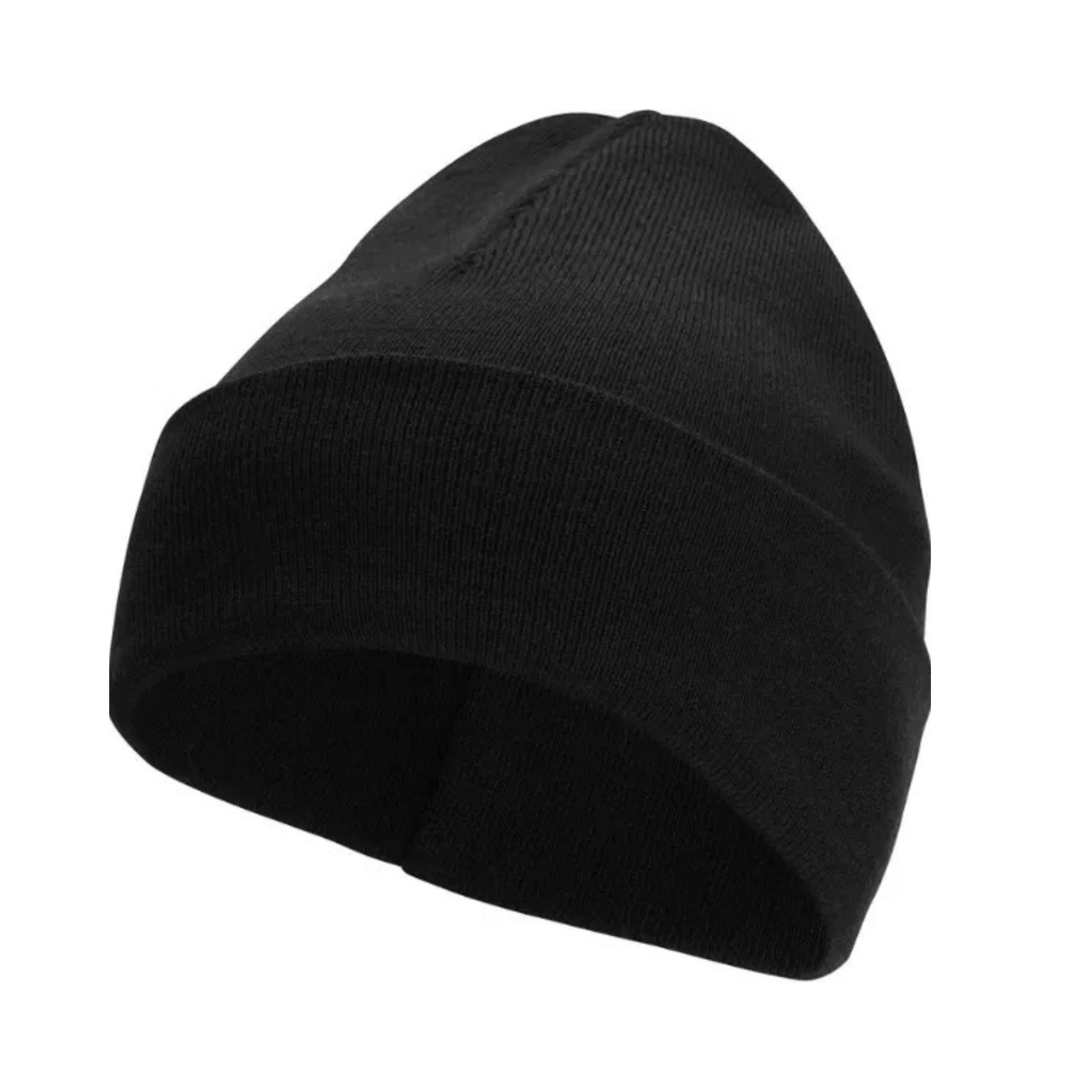 Beanie Classic – Black wool beanie for warmth, ideal for arborists and outdoor professionals.