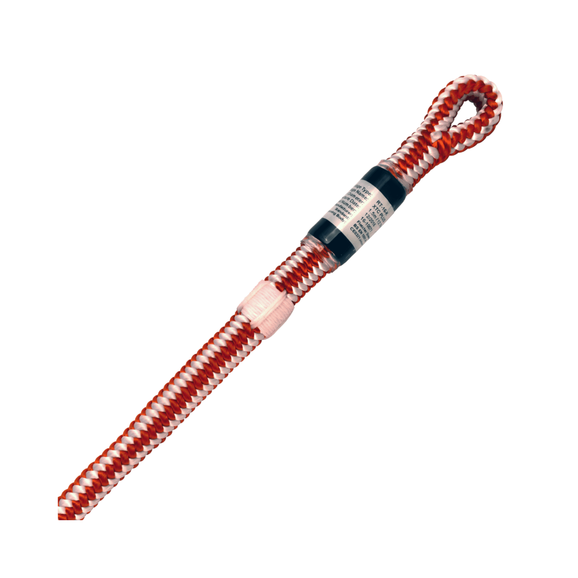 XTC Plus Climbing Rope 12.6mm with tight 16-strand construction for arborists' needs.