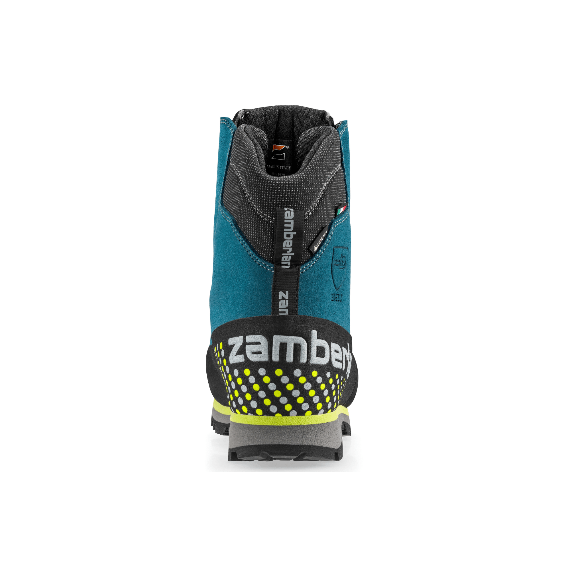 Rear view of Zamberlan Treelogy 2.0 Chainsaw Boots Class 2 highlighting design and support.
