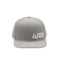 Light grey ARB snapback baseball cap, perfect for tree surgeons and arborist fans.