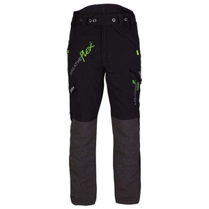 Breatheflex Chainsaw Trousers Black Type C for Tree Surgeons, featuring cut protection and breathable material.
