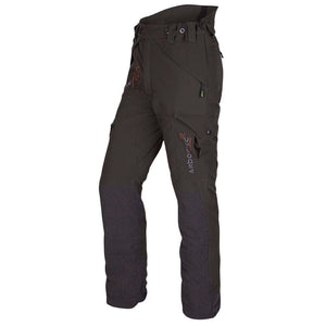 Arbortec Breatheflex Pro Chainsaw Trousers in Olive, designed for tree surgeons with lightweight, durable protection.