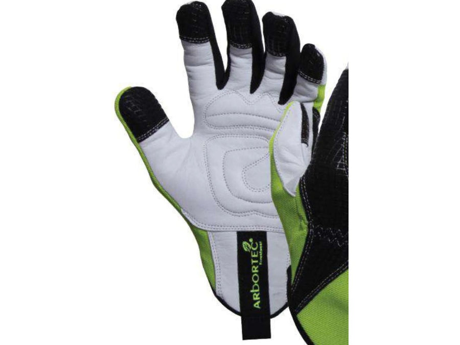 Padded palm, grippy fingertips
