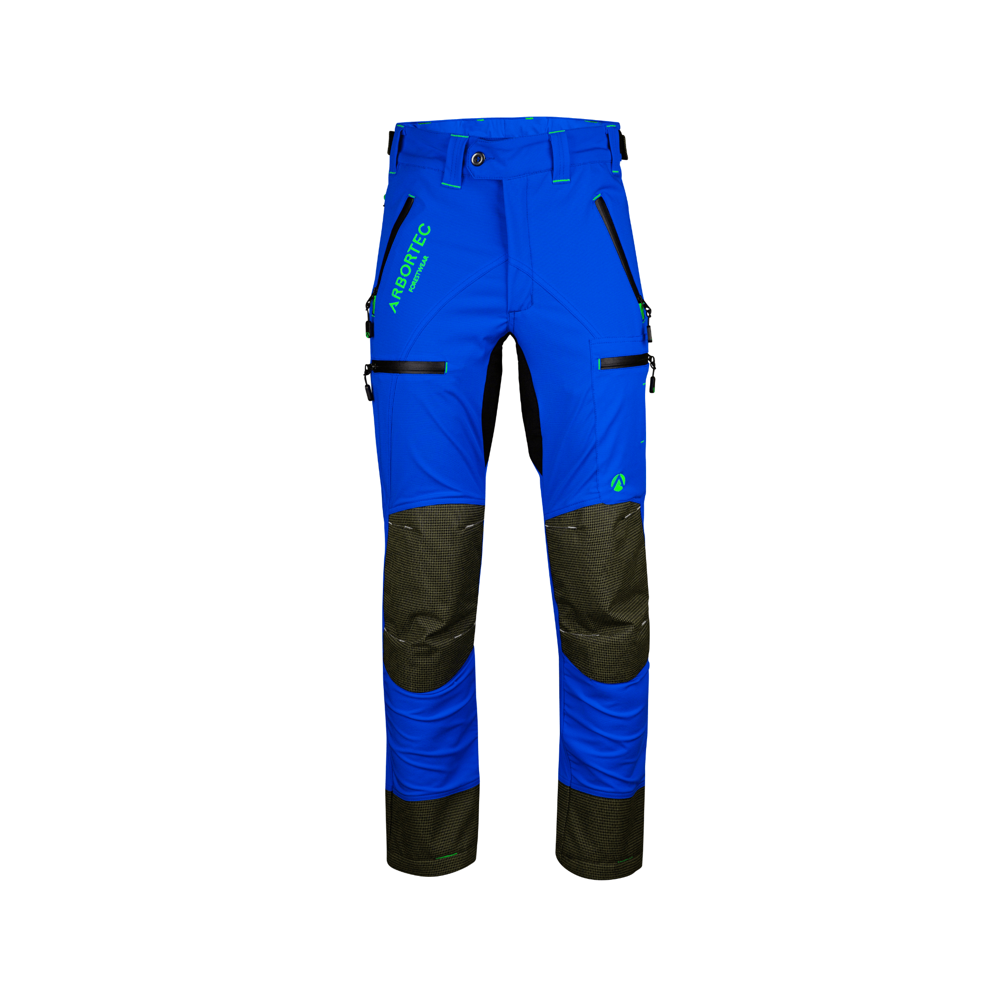 Arbortec AT4160 Breatheflex Pro Trousers Non-Protective in blue for tree surgeons and outdoor professionals.