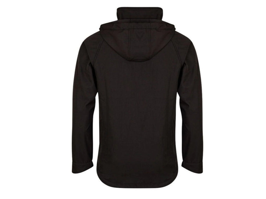 Removable drawstring hood