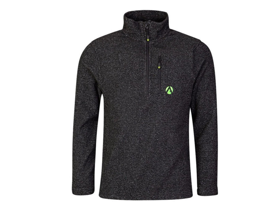 Cosy high neck, easy half-zip