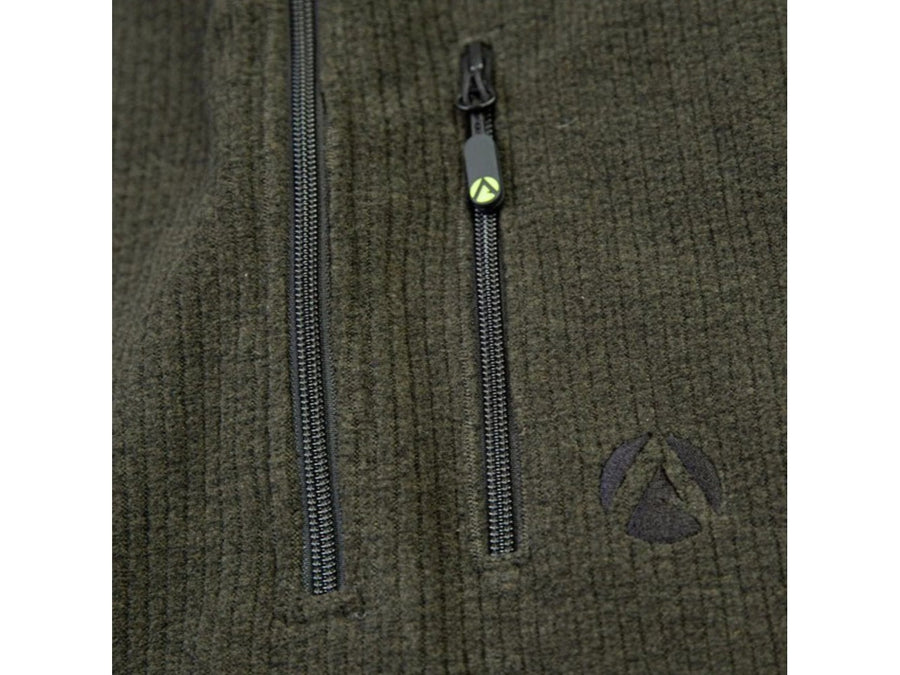 Generous half-zip