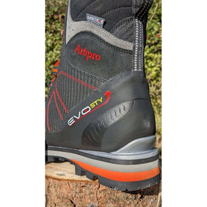 Arbpro EVO Chainsaw Boots close-up showcasing durable design for tree surgeons.