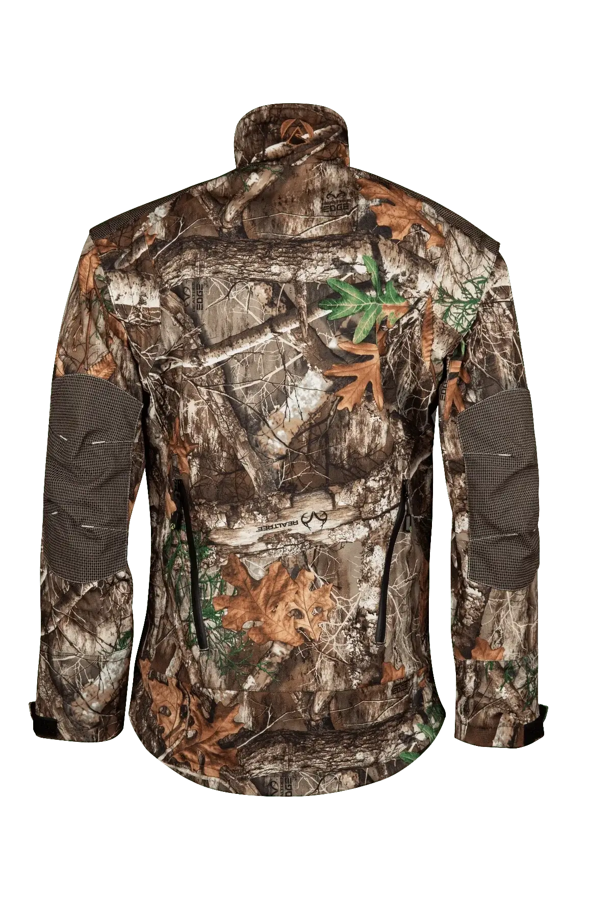 Breatheflex Pro Realtree Brown Work Jacket featuring camouflage design, ideal for tree surgeons and outdoor work.