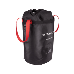 CAMP TRANSPORT 20 Black Rope Bag - Durable self-standing bag for tree surgeons and climbing enthusiasts.
