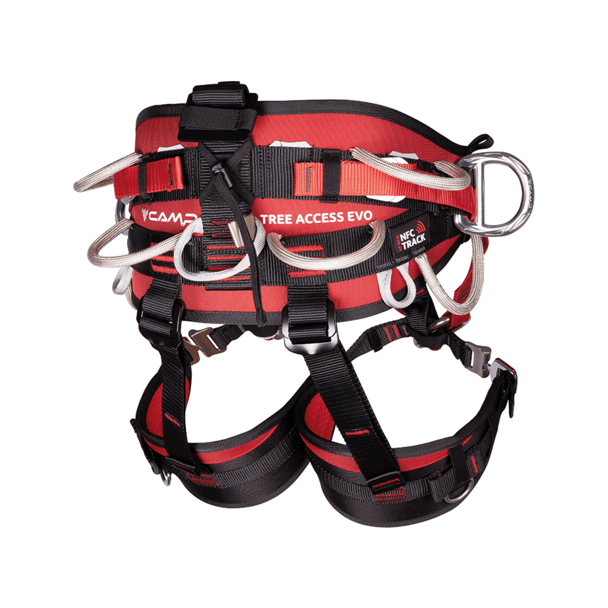 CAMP TREE ACCESS EVO Climbing Harness for tree surgeons, featuring ergonomic design and multiple attachment points.