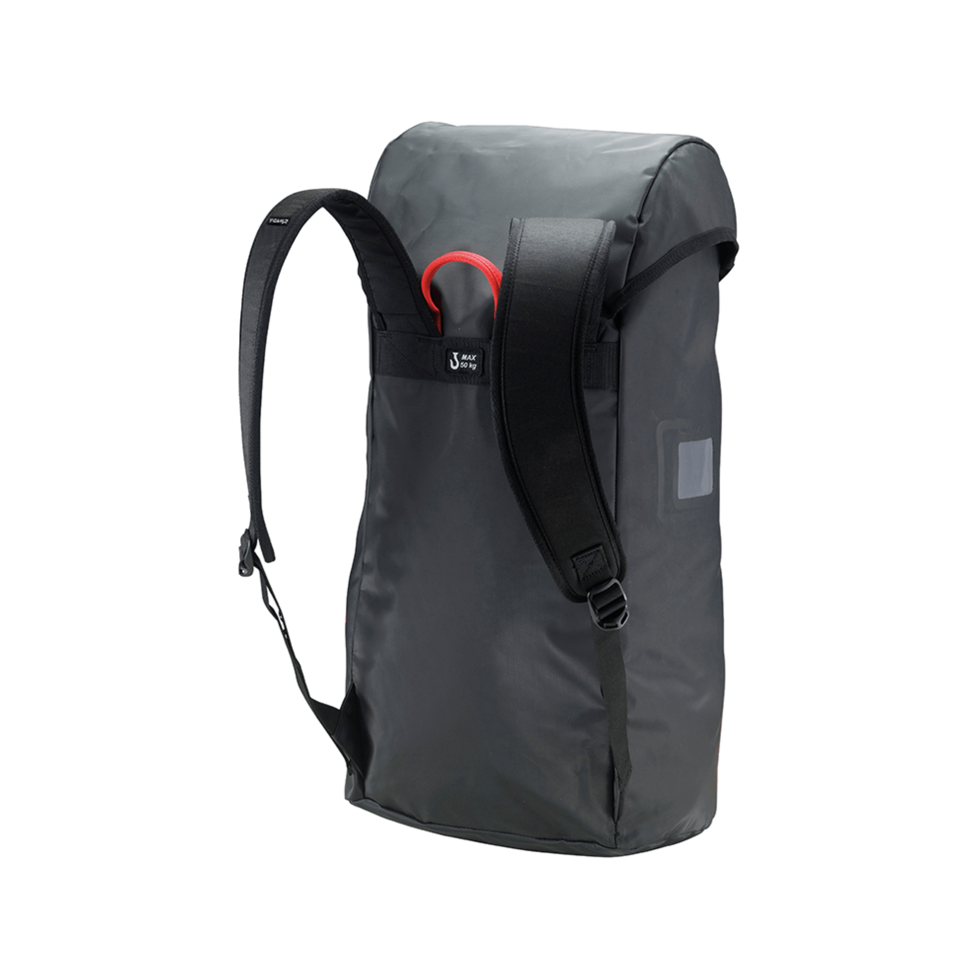 CARGO 40 Black Backpack for tree surgeons, made from durable Tarpaulin PVC 500D, ideal for outdoor activities.