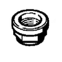 STIHL collar nut M12x1.5 for Brushcutters, essential replacement part for FS460C and other models.