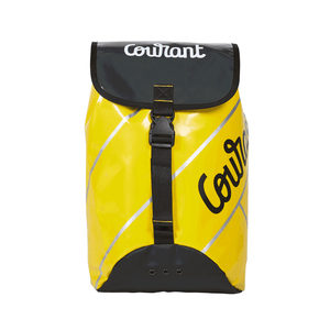 Courant Cargo 40L Climbing Rope Bag in yellow and black, designed for climbers and tree surgeons, durable and spacious.