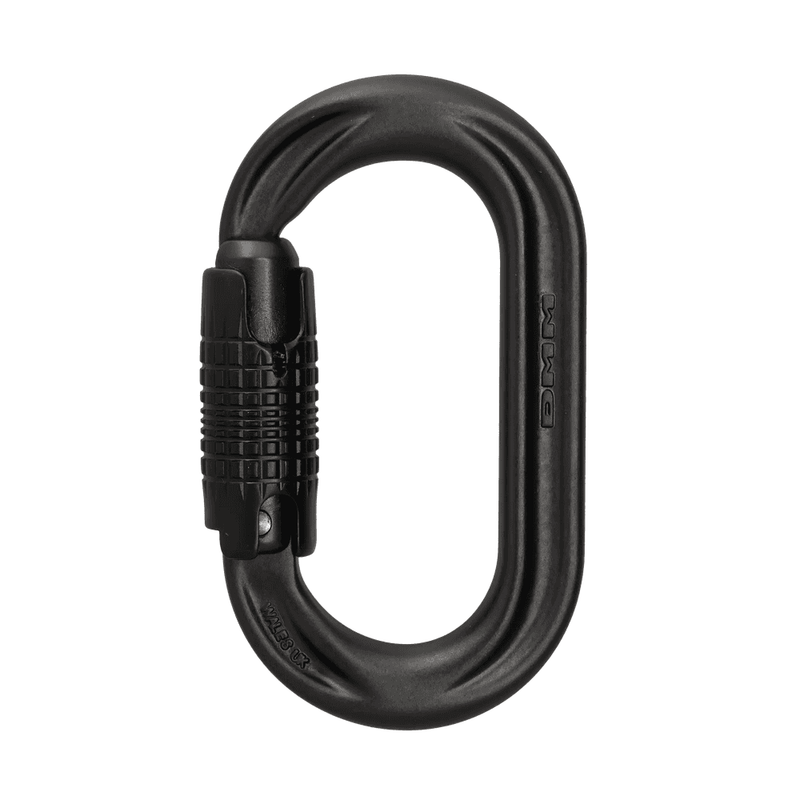 DMM PerfectO Locking Carabiner designed for climbing and arborist use, offering stable connections in a compact form.