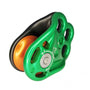 DMM Rigger Pulley for tree surgeons, featuring robust design with hot forged swing-cheek and in-built rigging plate.