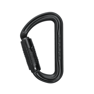 DMM Shadow Locksafe Carabiner, lightweight and strong, perfect for tree surgeons and climbers seeking reliability.