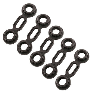 DMM Wallis 5 pack configuration aids in black polymer for tree surgeons, designed to prevent cross-loading in slings.