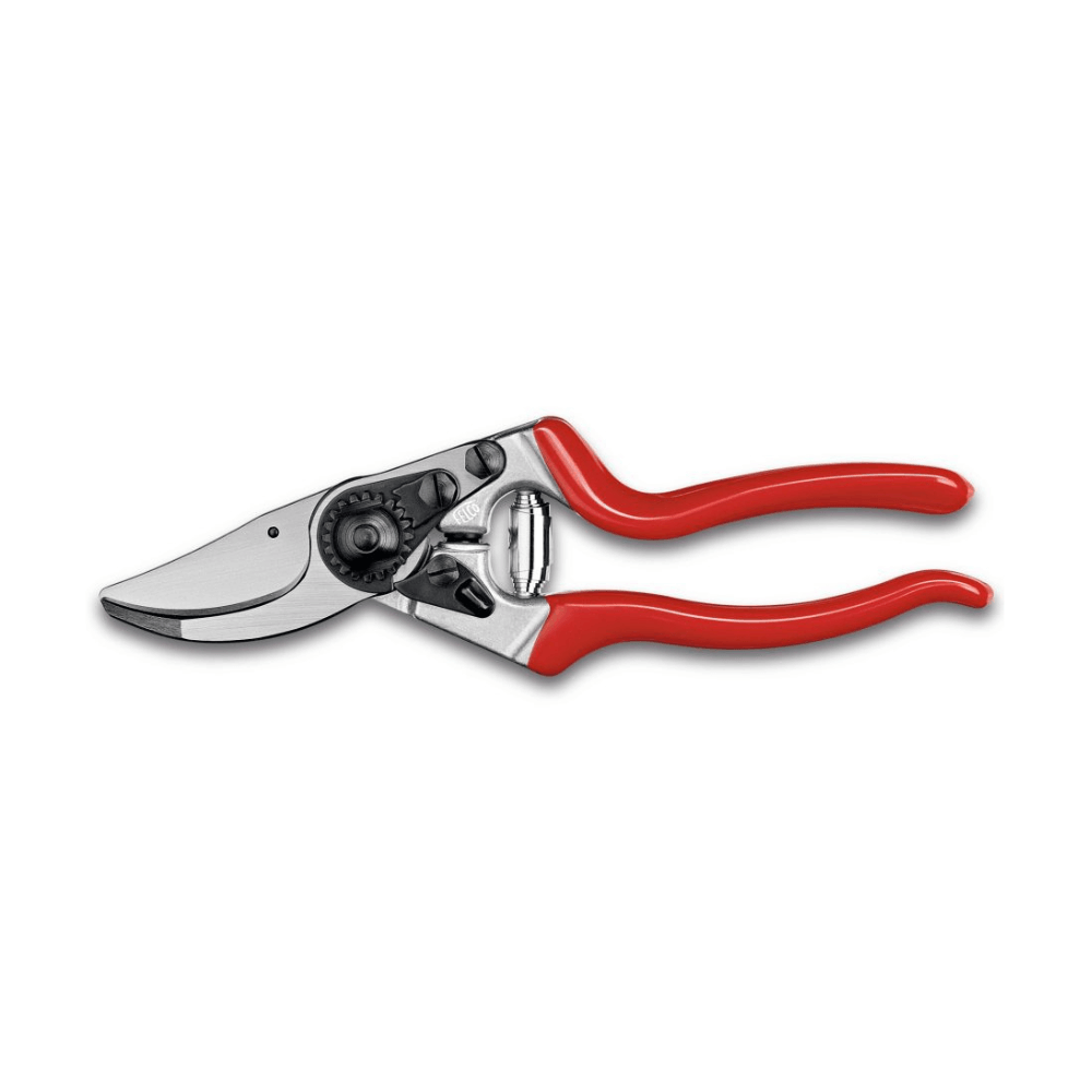FELCO F9 left-handed bypass secateurs for precise cutting, ideal for tree surgeons and professional pruning tasks.