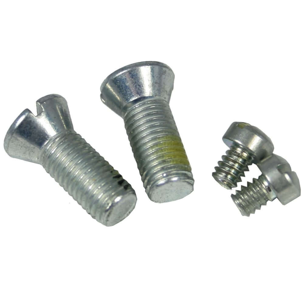 Gaff screw set for Bashlin climbing spikes, essential for tree surgeon safety and performance.