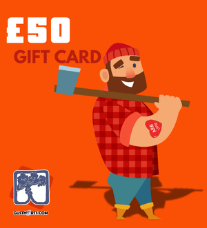 £50 Gift Card for tree surgeons and gardening enthusiasts at Gustharts.com.