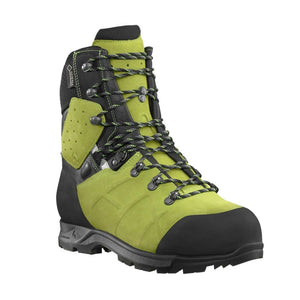 Haix Protector Ultra 2.0 GTX Chainsaw Boots with cut protection for tree surgeons and outdoor safety.