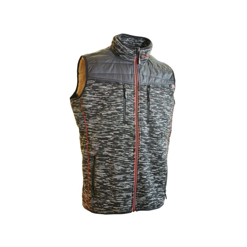Inuit Winter Vest in Black, featuring Primaloft insulation for warmth, ideal for outdoor workers like Tree Surgeons.