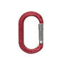 ISC KL100 karabiner in red, compact design for secure climbing and rigging safety, ideal for tree surgeons.