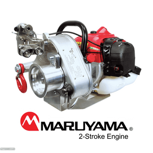 Maruyama 2-Stroke Engine for petrol winches, ideal for tree surgeons and heavy lifting tasks.