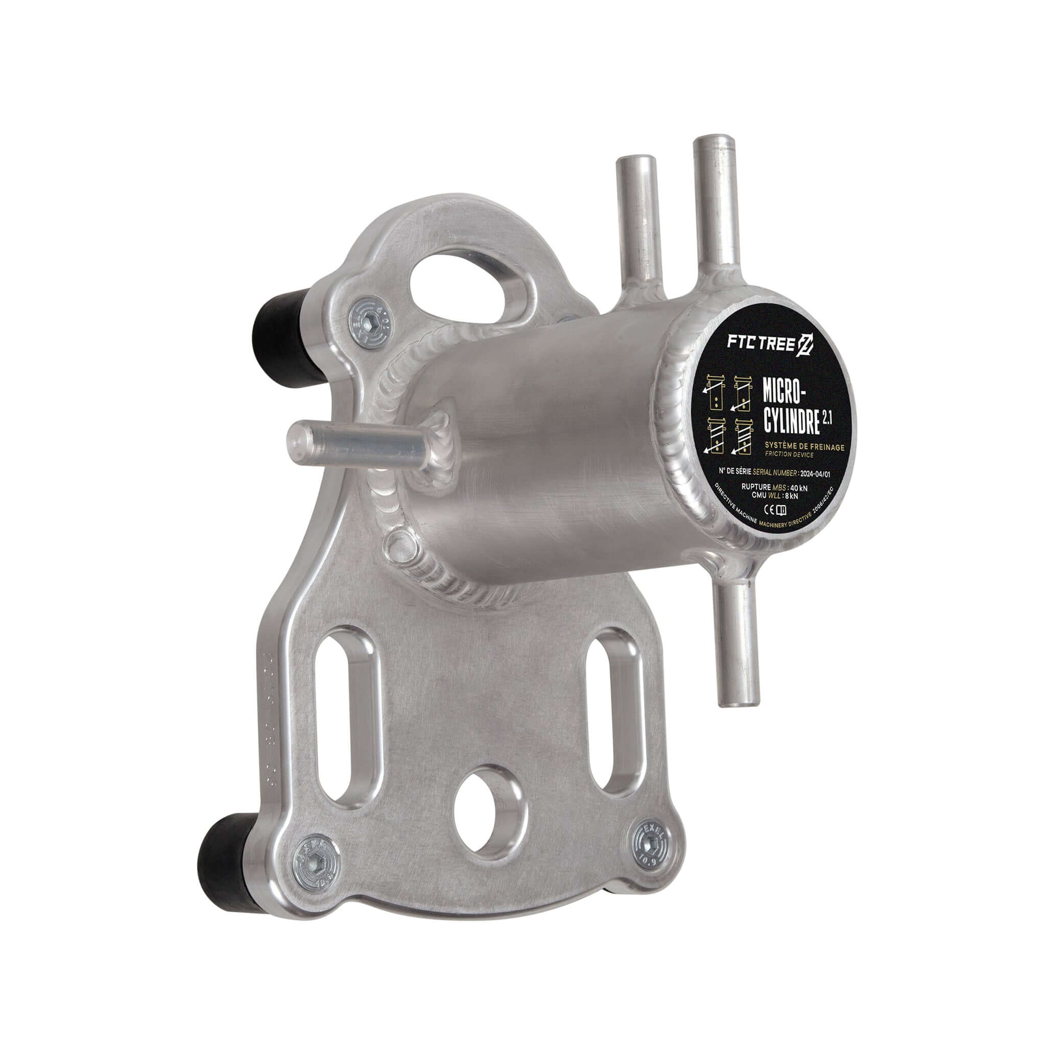 FTC Micro Cylinder 2.1 friction device for tree surgeons, designed for efficient lowering operations in arborist work.