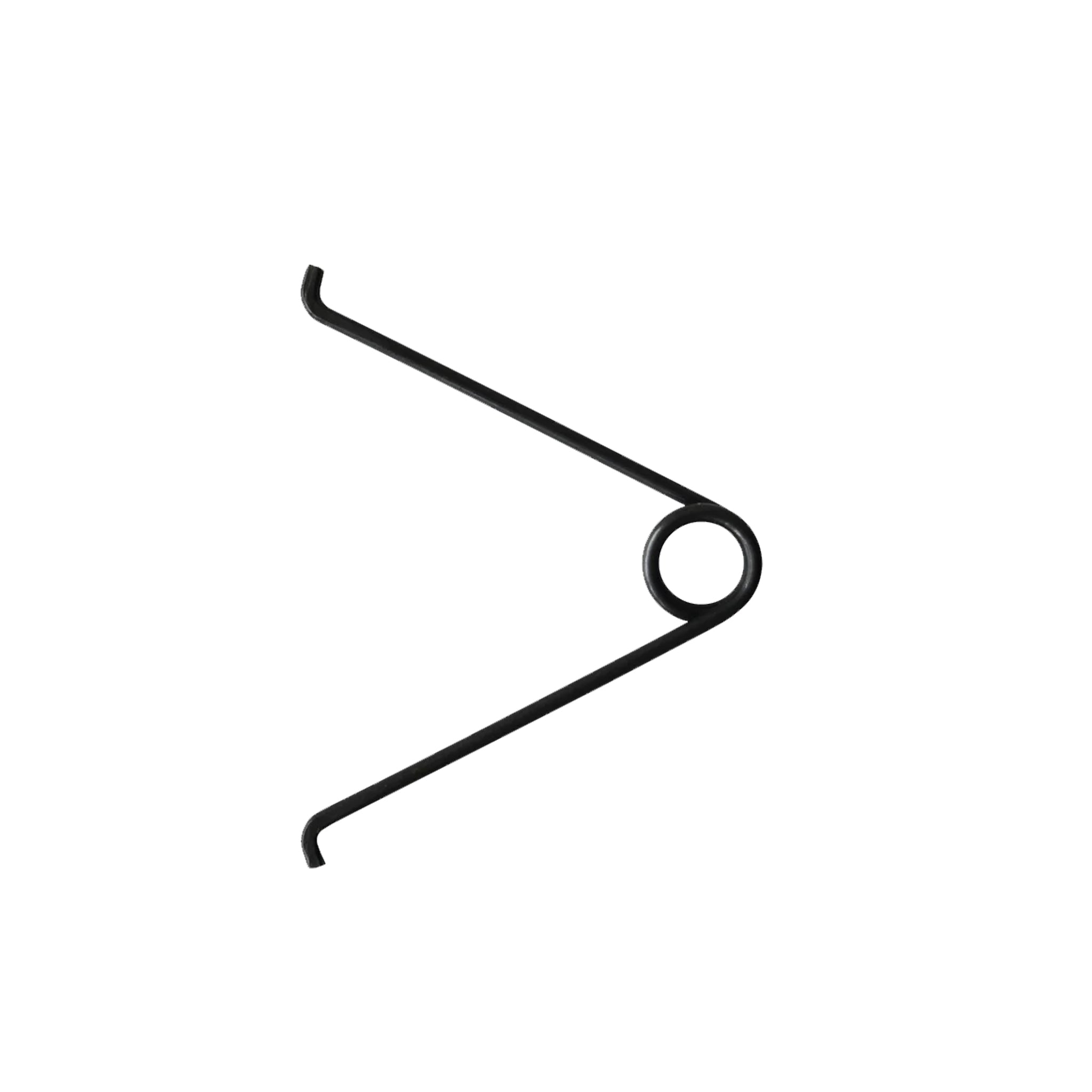 A black replacement spring for Okatsune 103 & 104 pruning shears.