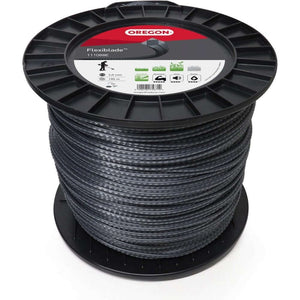 OREGON Flexiblade Serrated Heavy Duty Trimmer Line on spool for tree surgeons, ideal for tough trimming tasks.