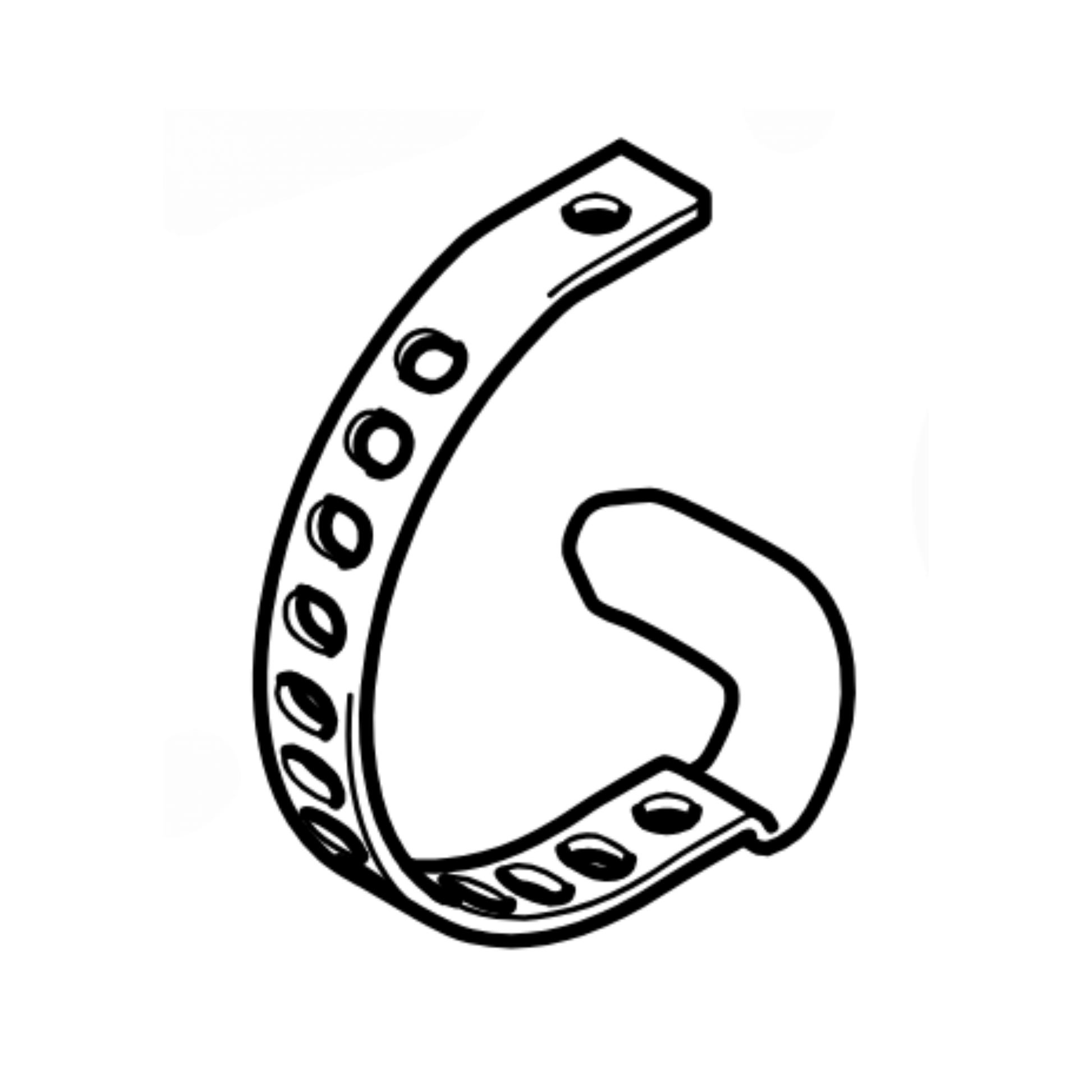 Perforated strip designed for STIHL HL-KM 0-145 angle drive, suitable for various STIHL service kits and replacement parts.